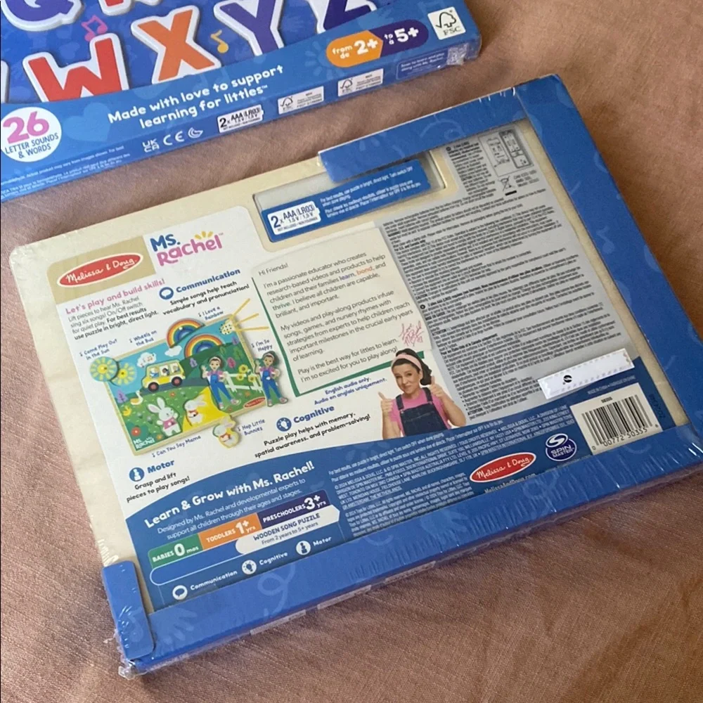 Melissa & Doug / Ms. Rachel Wooden Phonics Alphabet Sound Puzzle Lot - Picture 4 of 5